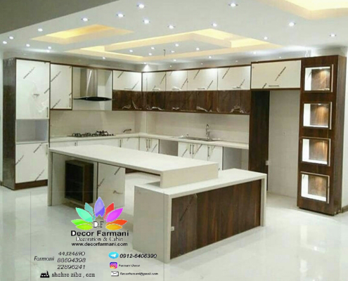 کابینت هایگلاس_کابینت فرمانی_کابینت براق