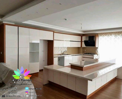 کابینت هایگلاس_کابینت فرمانی_کابینت براق