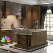 کابینت سازی فرمانی_کابینت ممبران_کابینت ممبران قهوه ای